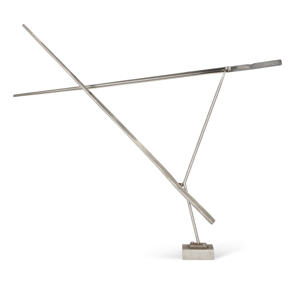 Triangular Theme with Obtuse Angle by George Rickey