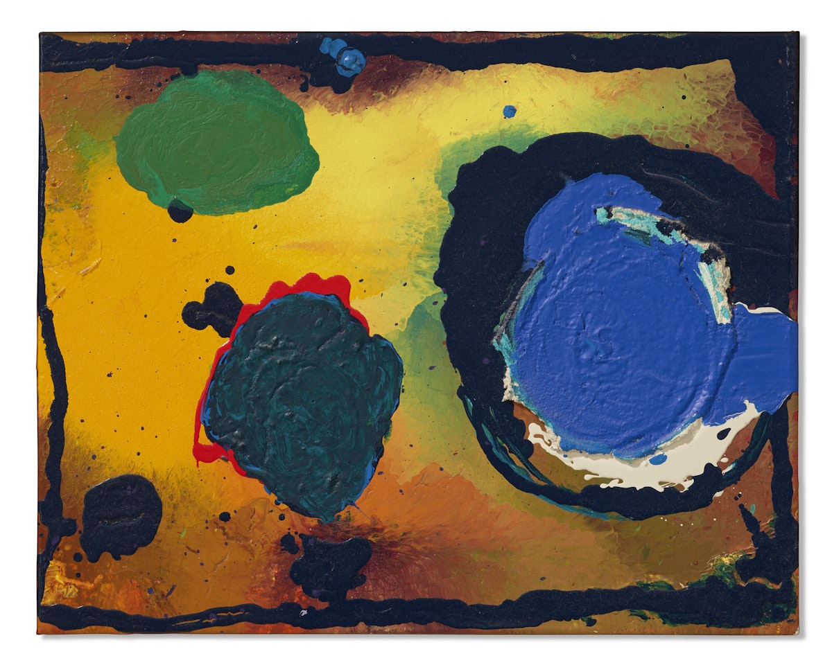 Memoirs: Blue and Green by Jules Olitski