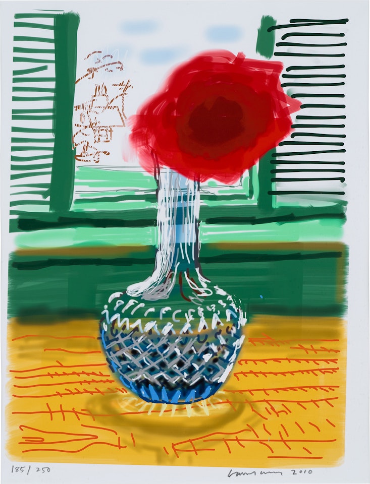 My Window: No. 281, 23rd July by David Hockney