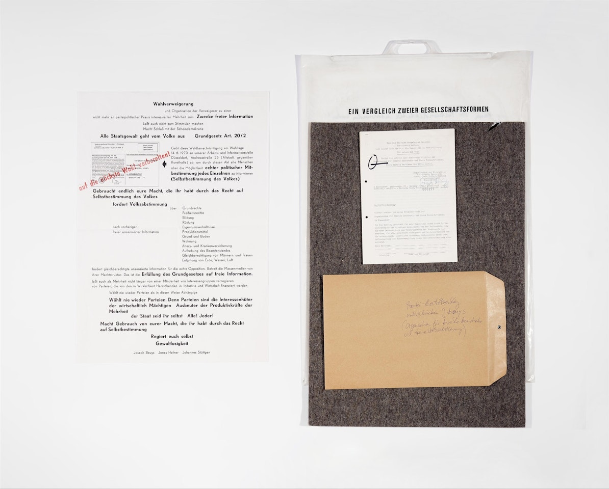 So kann die Parteiendiktatur überwunden werden by Joseph Beuys