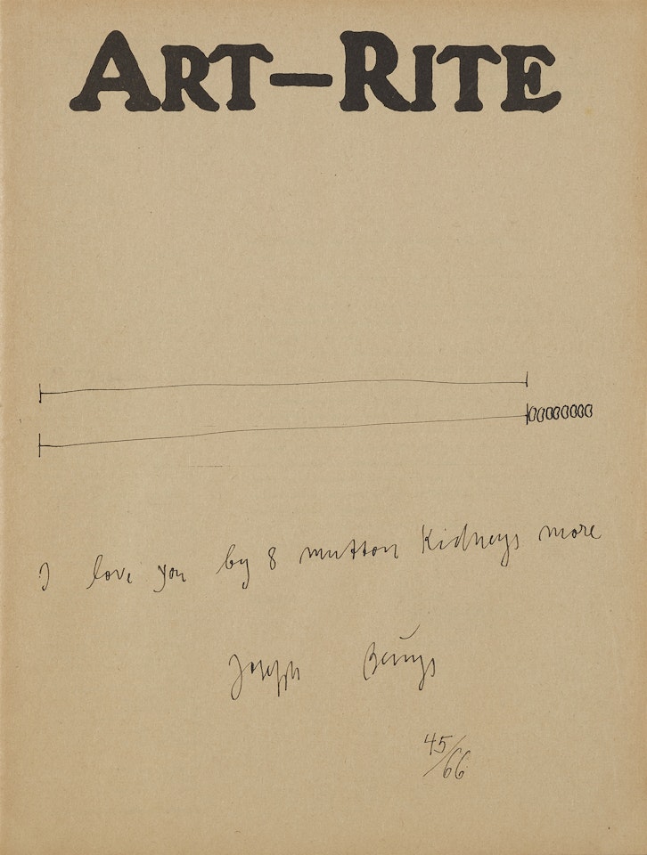 ART-RITE by Joseph Beuys