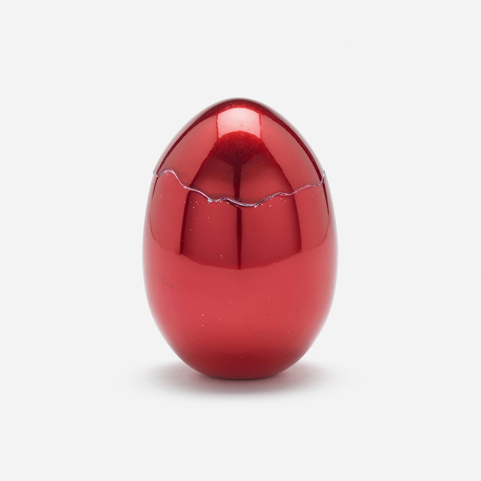 Cracked Egg (Red) by Jeff Koons