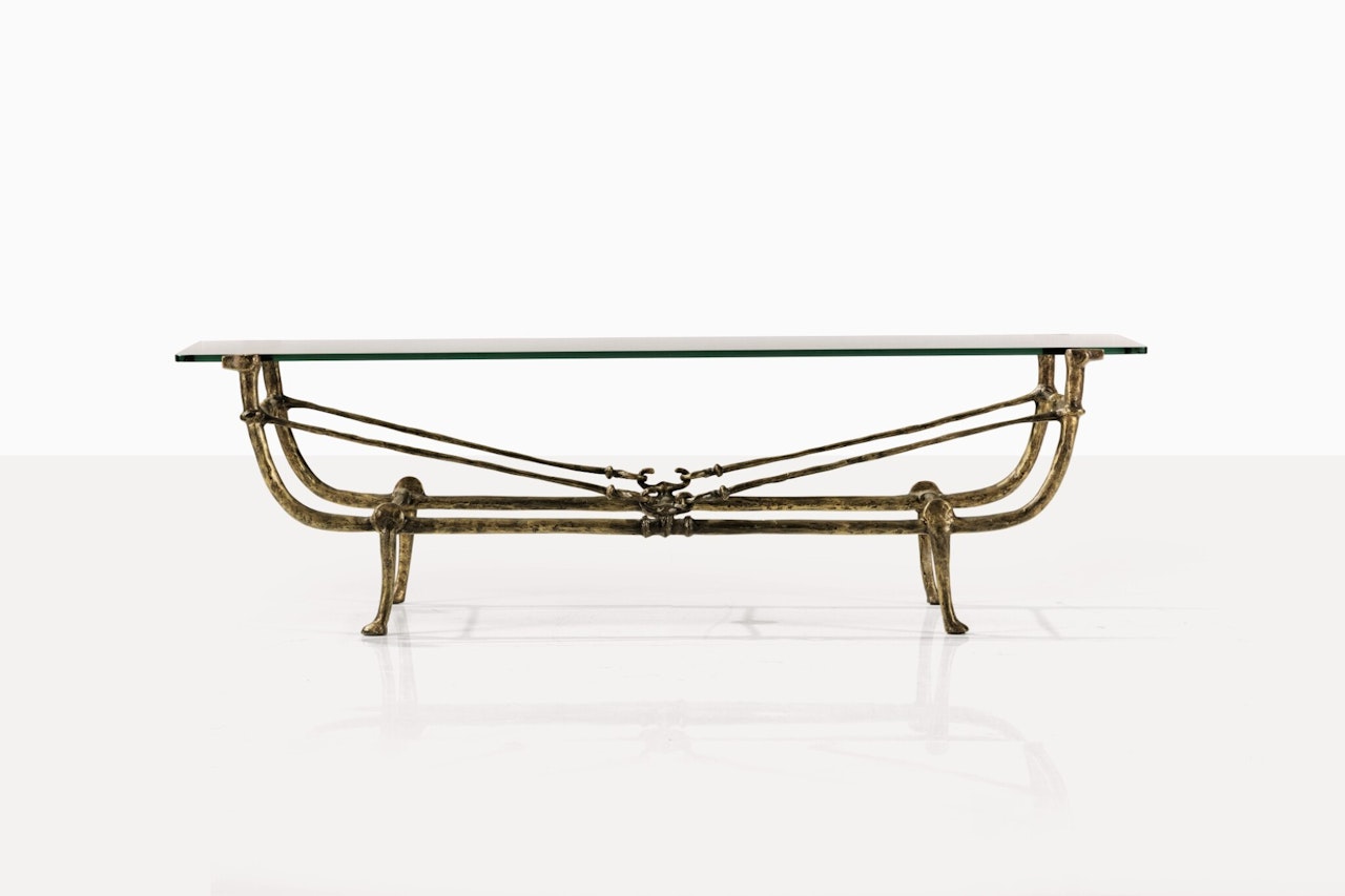 Seconde version, Berceau low table by Diego Giacometti