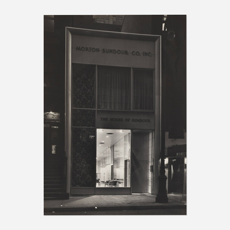 Morton Sundour Company, NYC by André Kertész