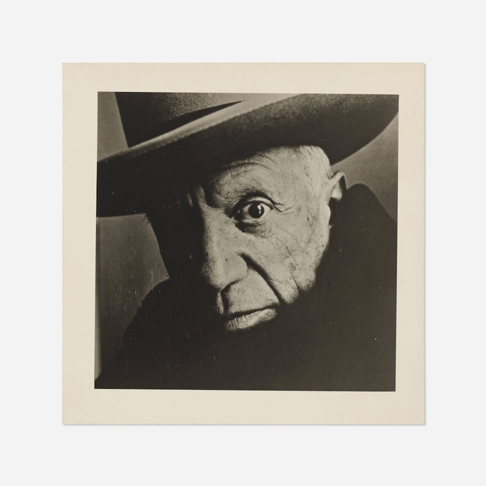 Pablo Picasso at La Californie, Cannes by Irving Penn