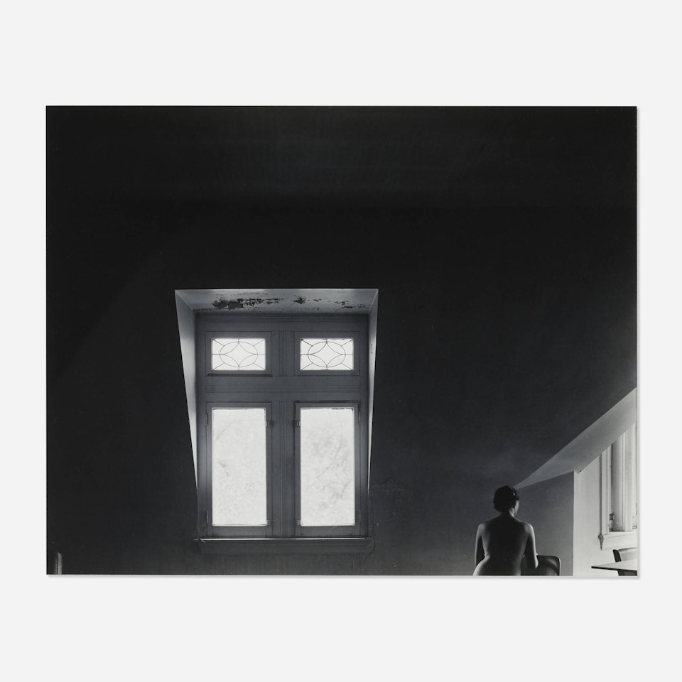 Eleanor in Attic by Harry Callahan