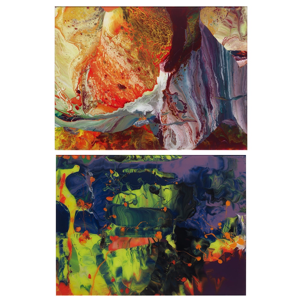 Two works: (i) Ifrit (P8); (ii) Aladin (P11) by Gerhard Richter