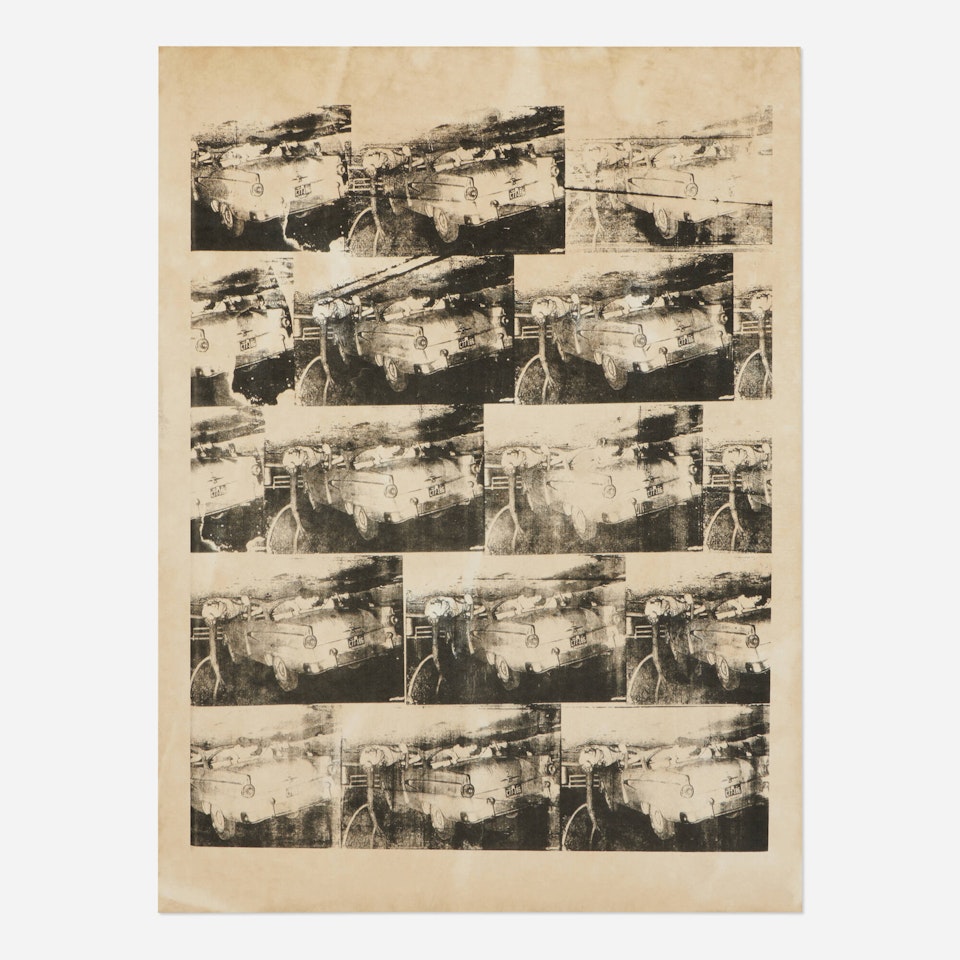 Death and Disaster series poster by After Andy Warhol
