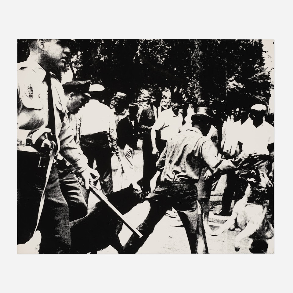 Birmingham Race Riot (from the X + X (Ten Works by Ten Painters) portfolio) by Andy Warhol