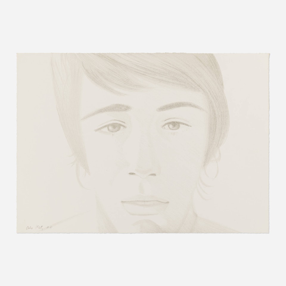 Vincent (from the Prints for Phoenix House portfolio) by Alex Katz
