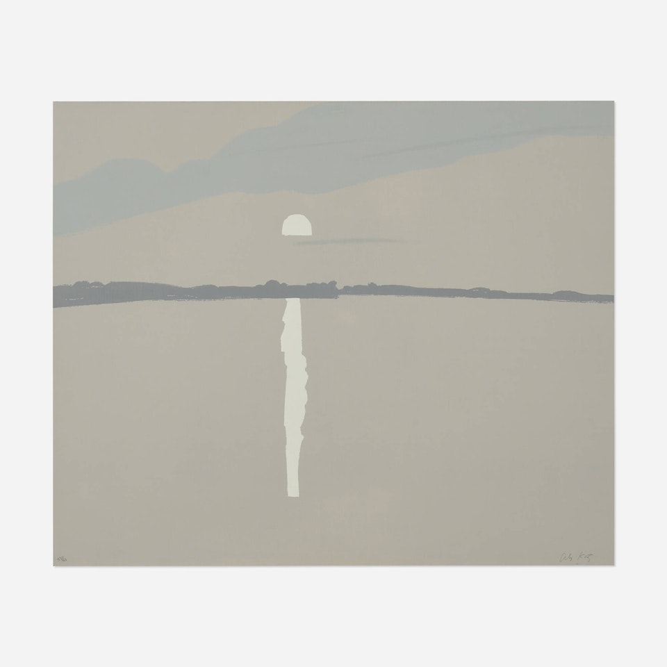 Sunset: Lake Wesserunset 2 by Alex Katz