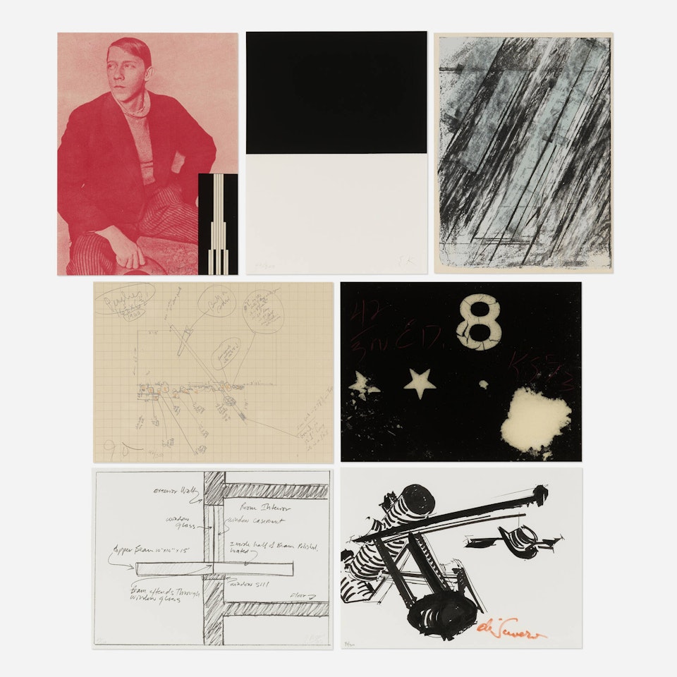 Seven works from the New York Portfolio for Stockholm by Various Artists