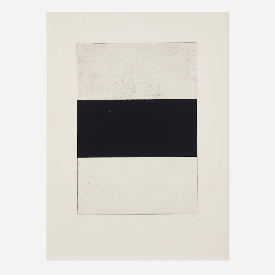 Untitled (from the Five Plates portfolio) by Brice Marden
