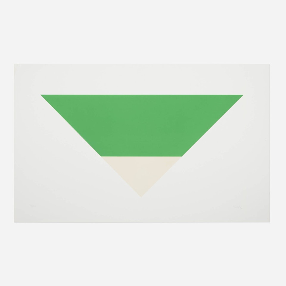 Green/White by Ellsworth Kelly