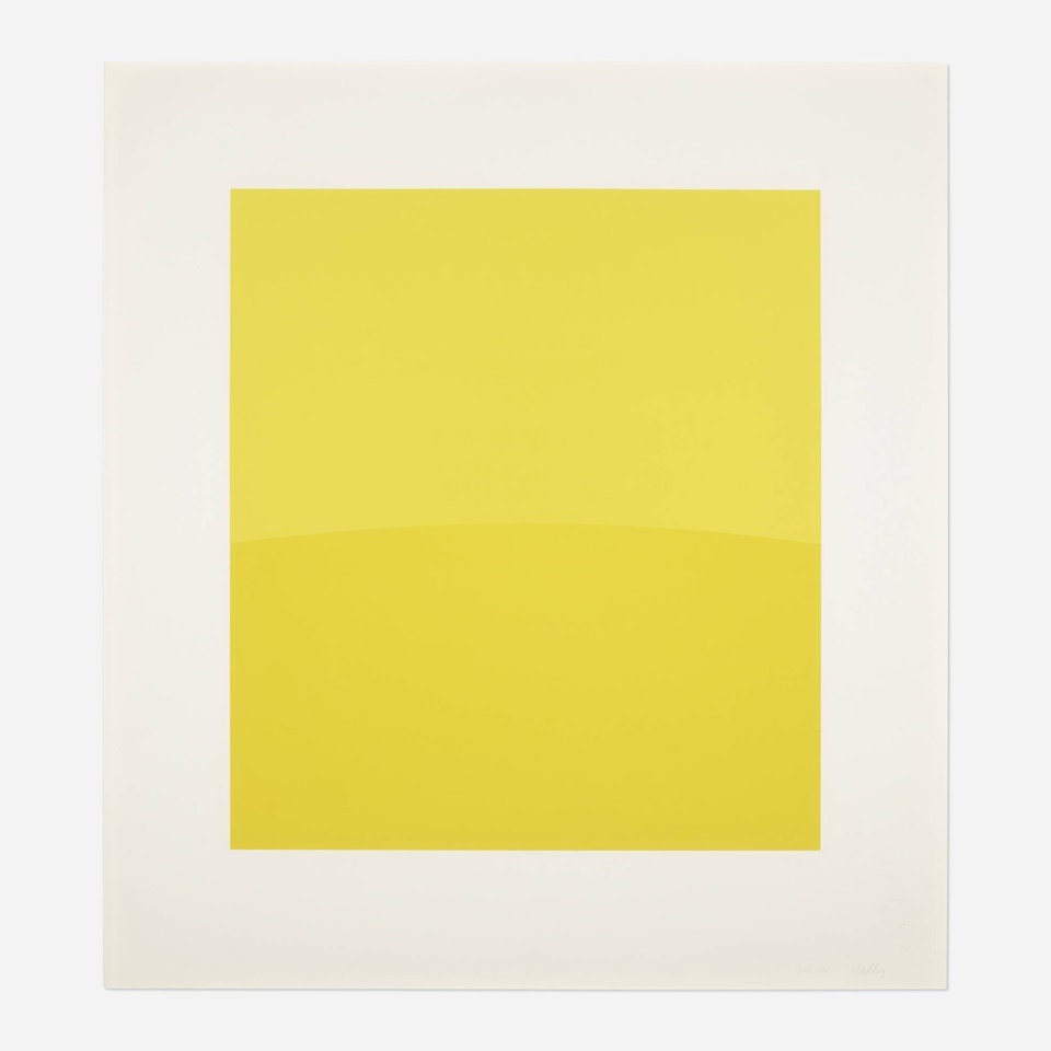 Two Yellows by Ellsworth Kelly