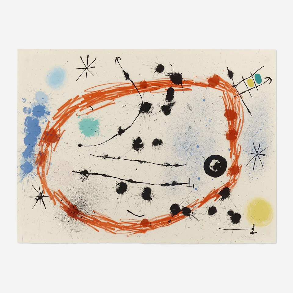 Le cercle franchi by Joan Miró