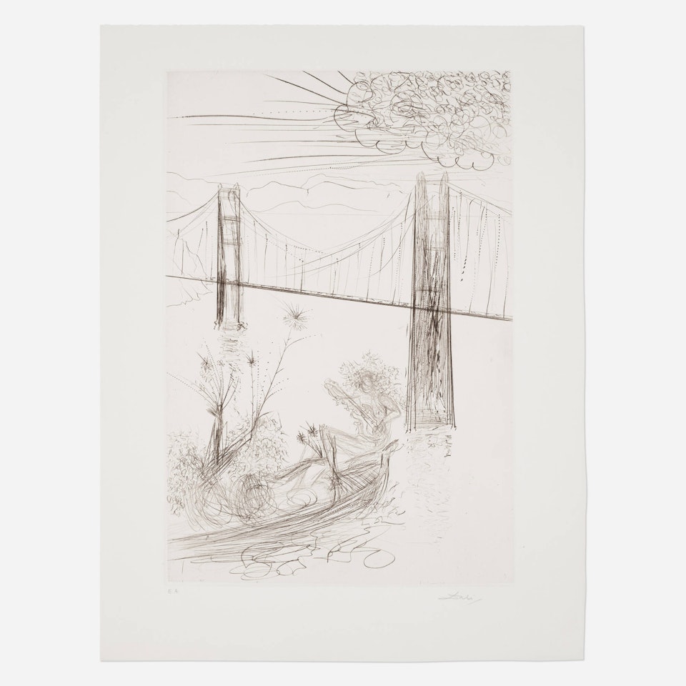 Golden Gate Bridge by Salvador Dali