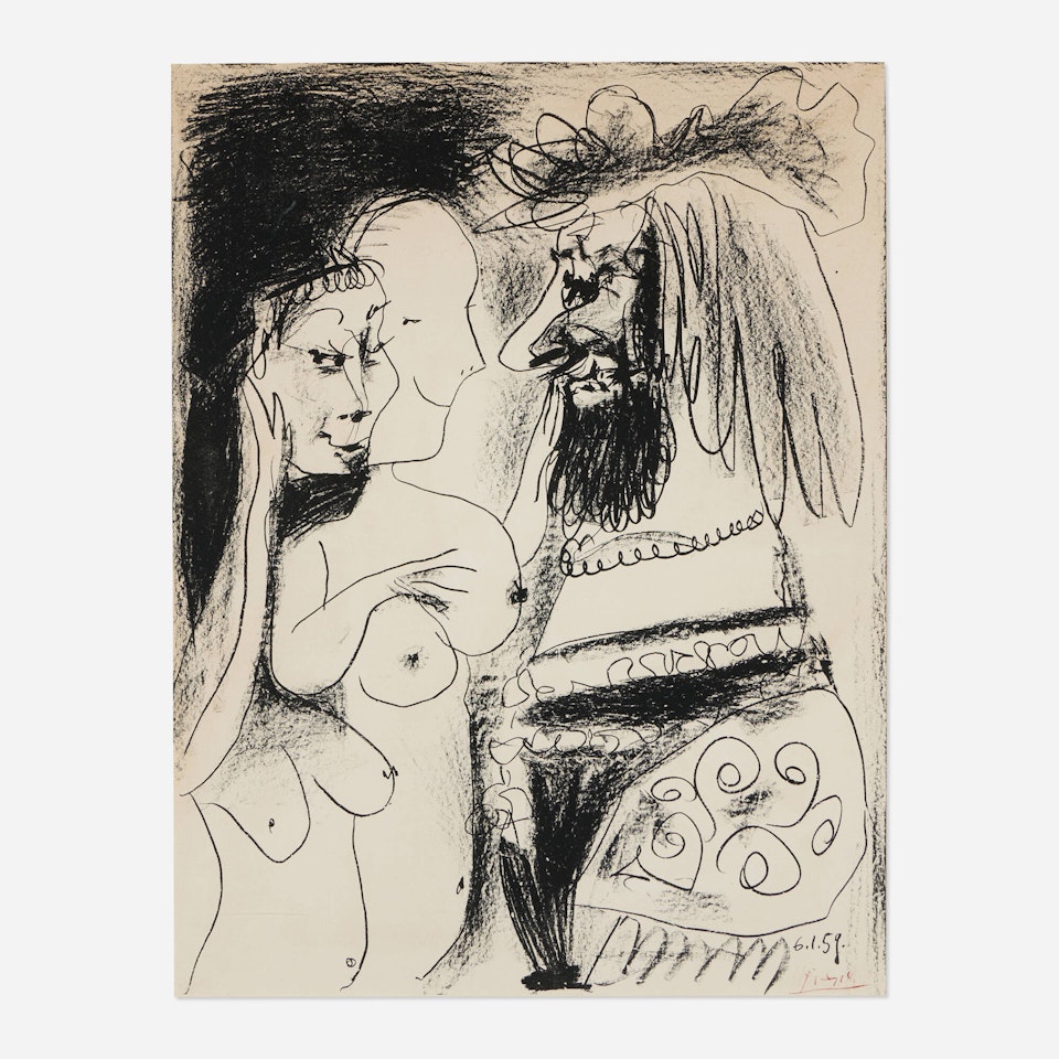 Le vieux roi by Pablo Picasso