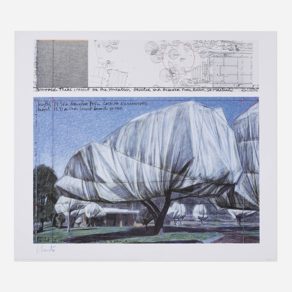 Wrapped Trees by Christo