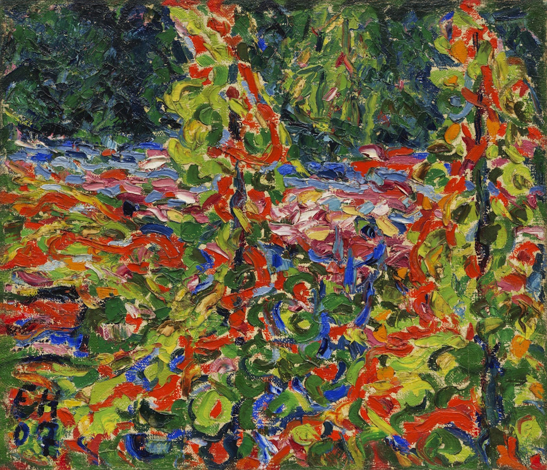 Blühende Kresse by Erich Heckel