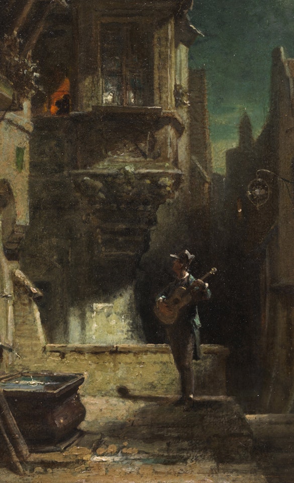 Das Ständchen by Carl Spitzweg