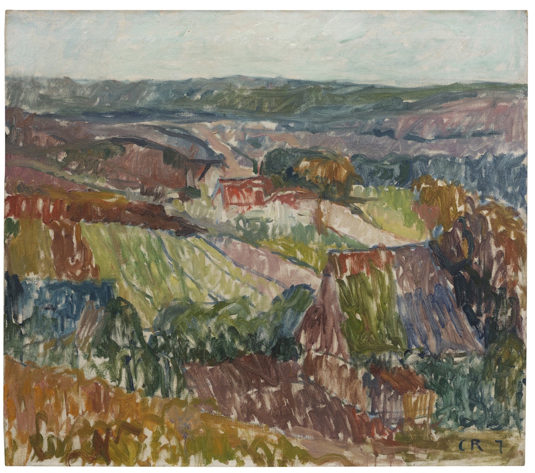 Landschaft bei Hetschburg by Christian Rohlfs