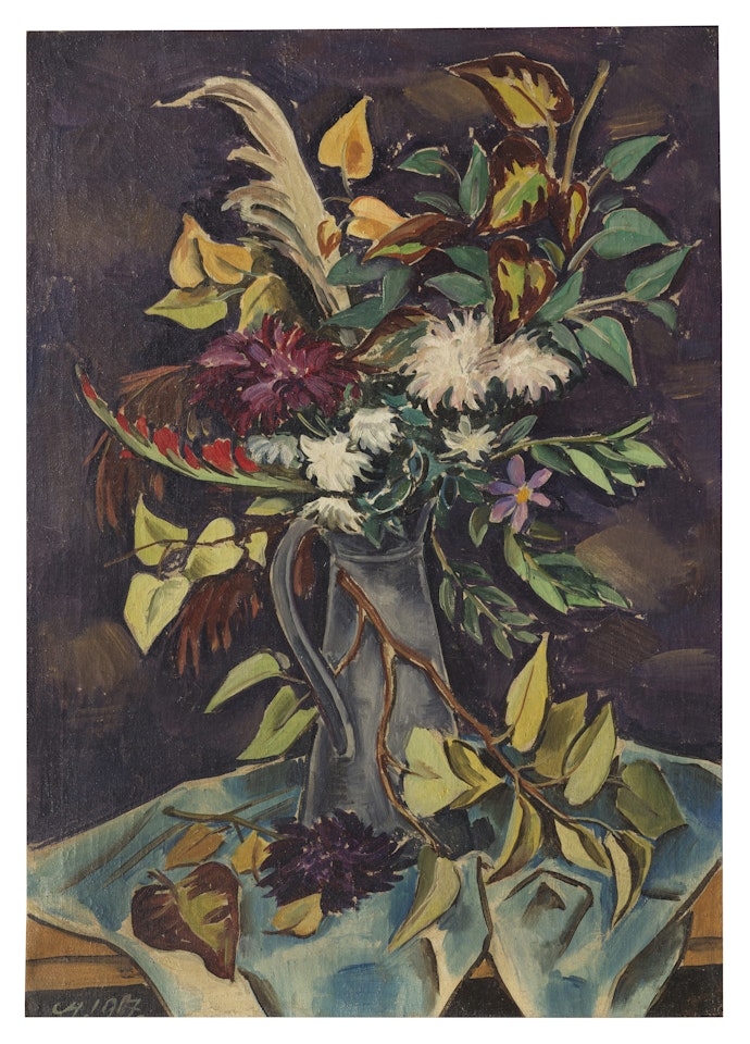 Herbstblumen by Karl Hofer