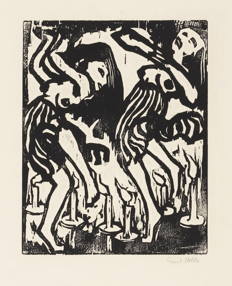 Kerzentänzerinnen by Emil Nolde