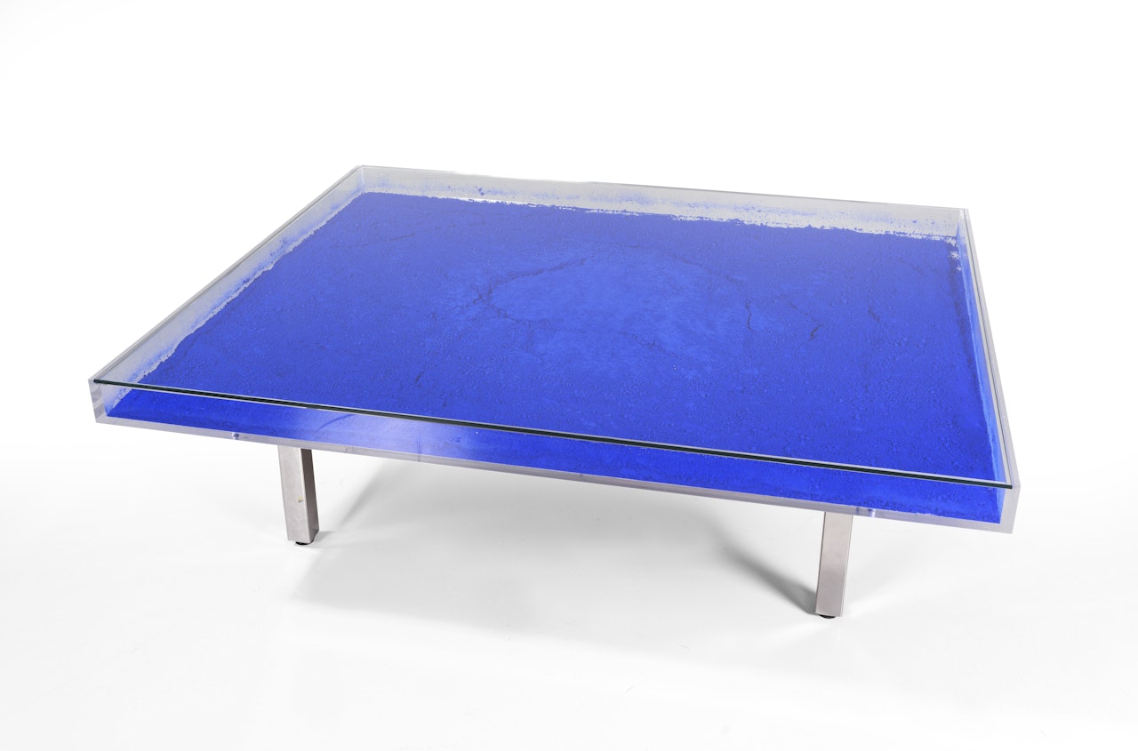 Table Bleue by Yves Klein