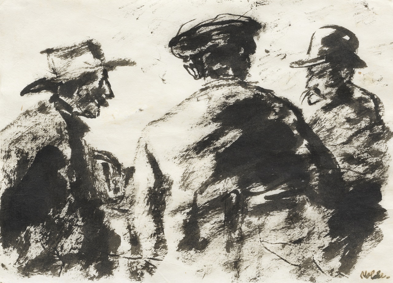 Marktleute by Emil Nolde