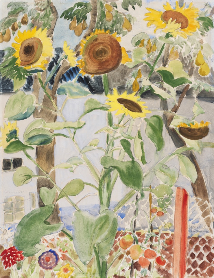 Gartenecke by Erich Heckel