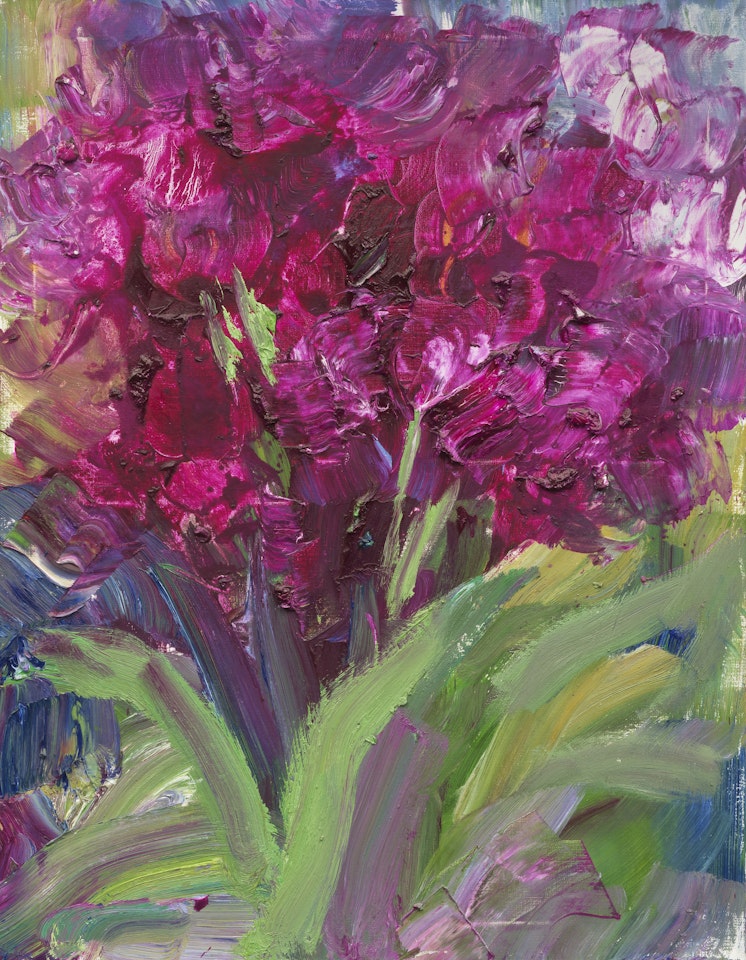 Rosa Tulipanen by Rainer Fetting