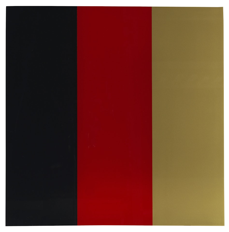 Schwarz, Rot, Gold III by Gerhard Richter