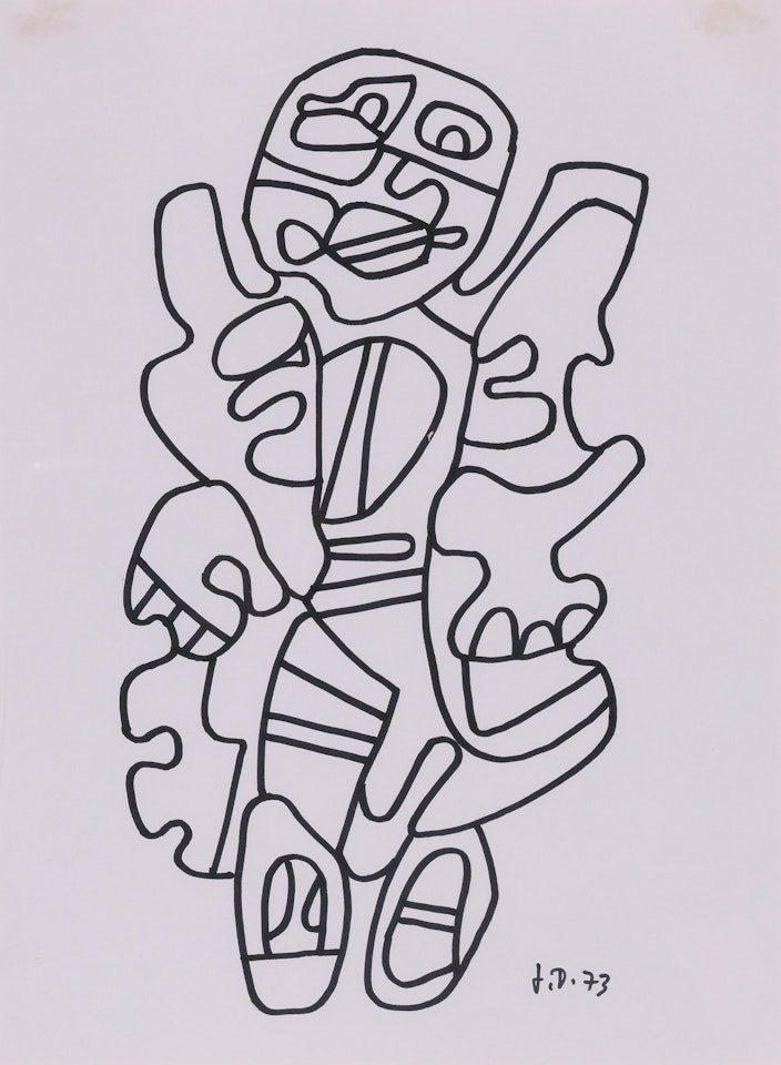 Personage costumé by Jean Dubuffet