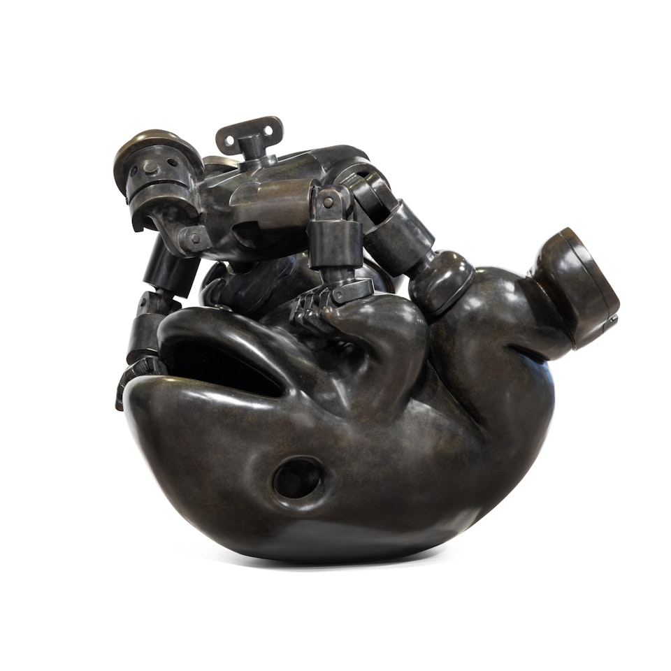 Frog and Robot by Tom Otterness