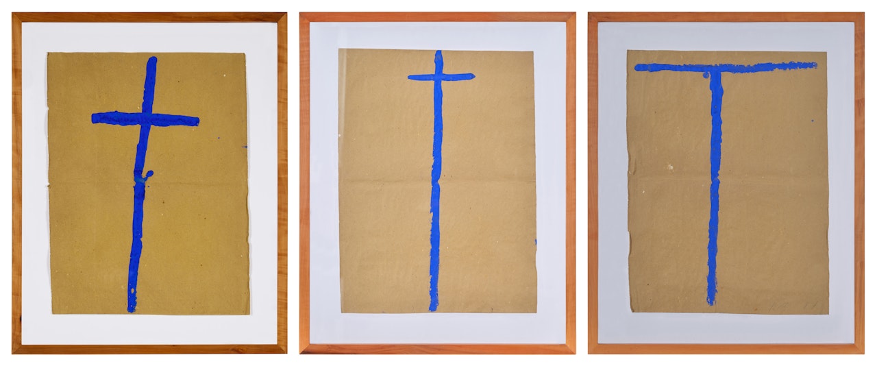 Study for Cross (Giallo di Napoli) [Three Works]﻿ by James Brown