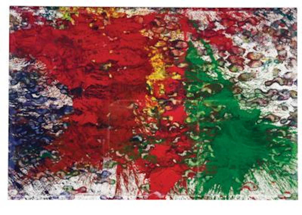Schüttbild by Hermann Nitsch