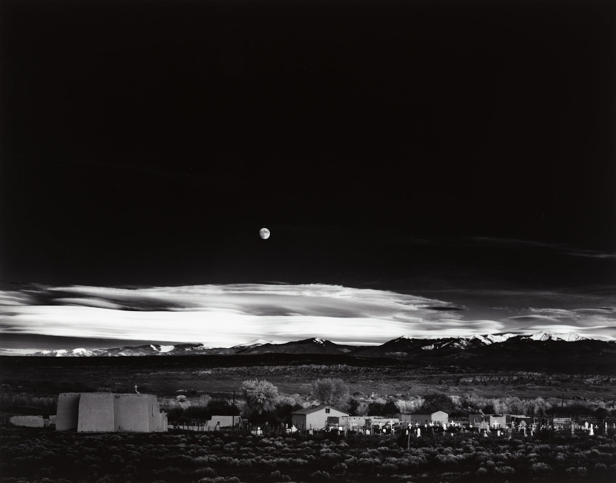 Moonrise, Hernandez, NM by Ansel Adams