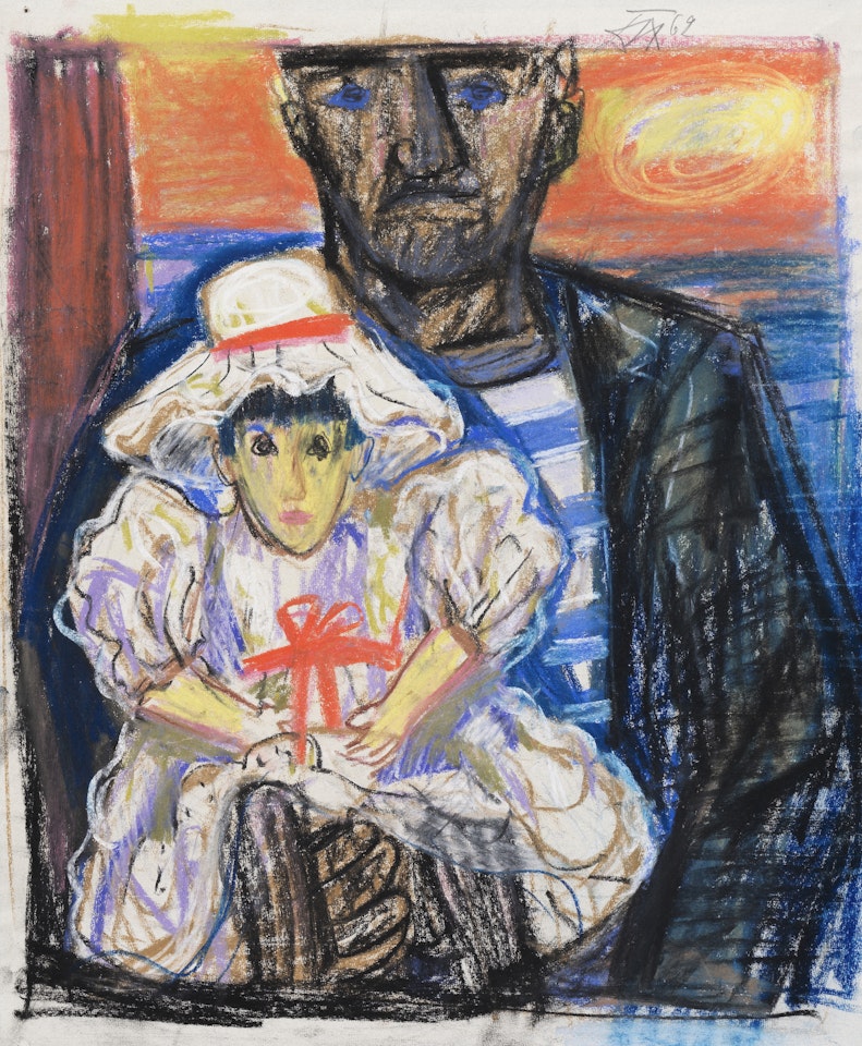 Fischer und das Kind by Otto Dix