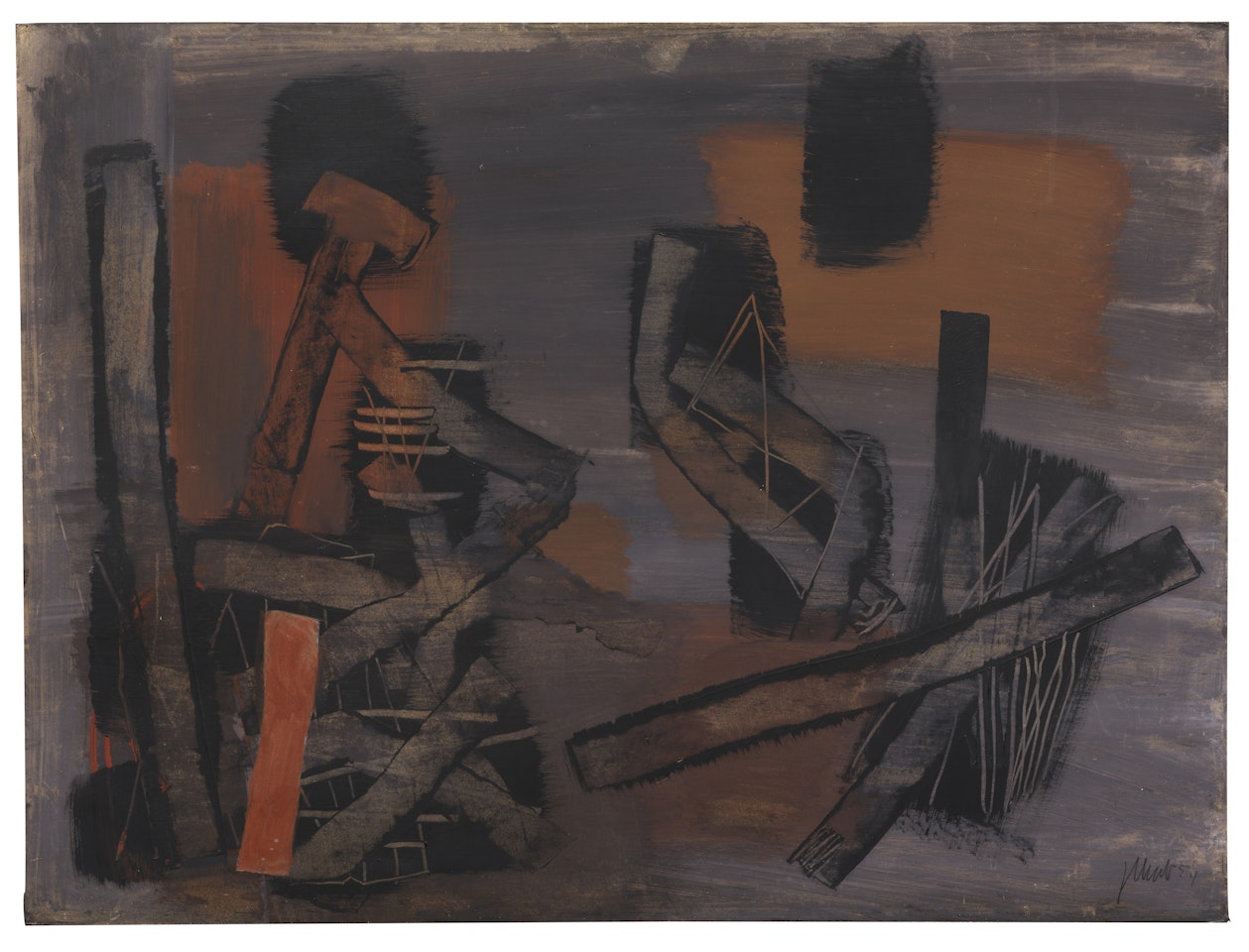 Übergänge by Fritz Winter