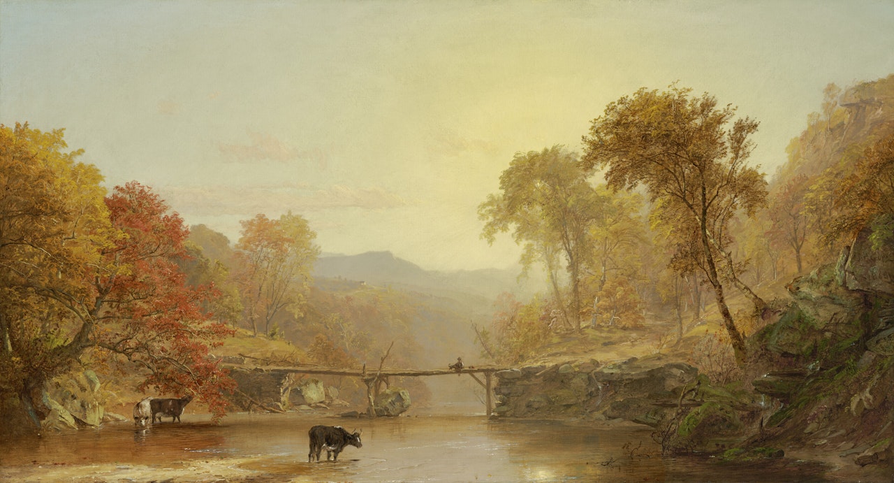 Watching the Stream by Jasper Francis Cropsey