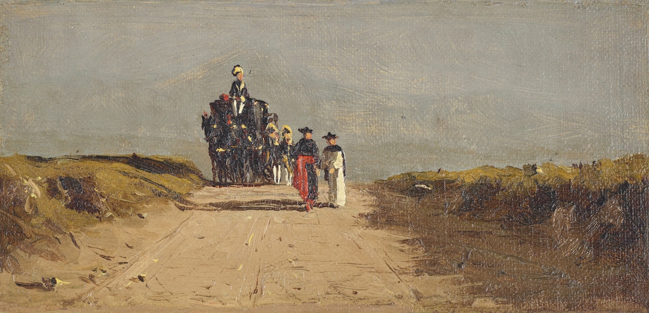 Sketch on the Roman Campagna by Sanford Robinson Gifford