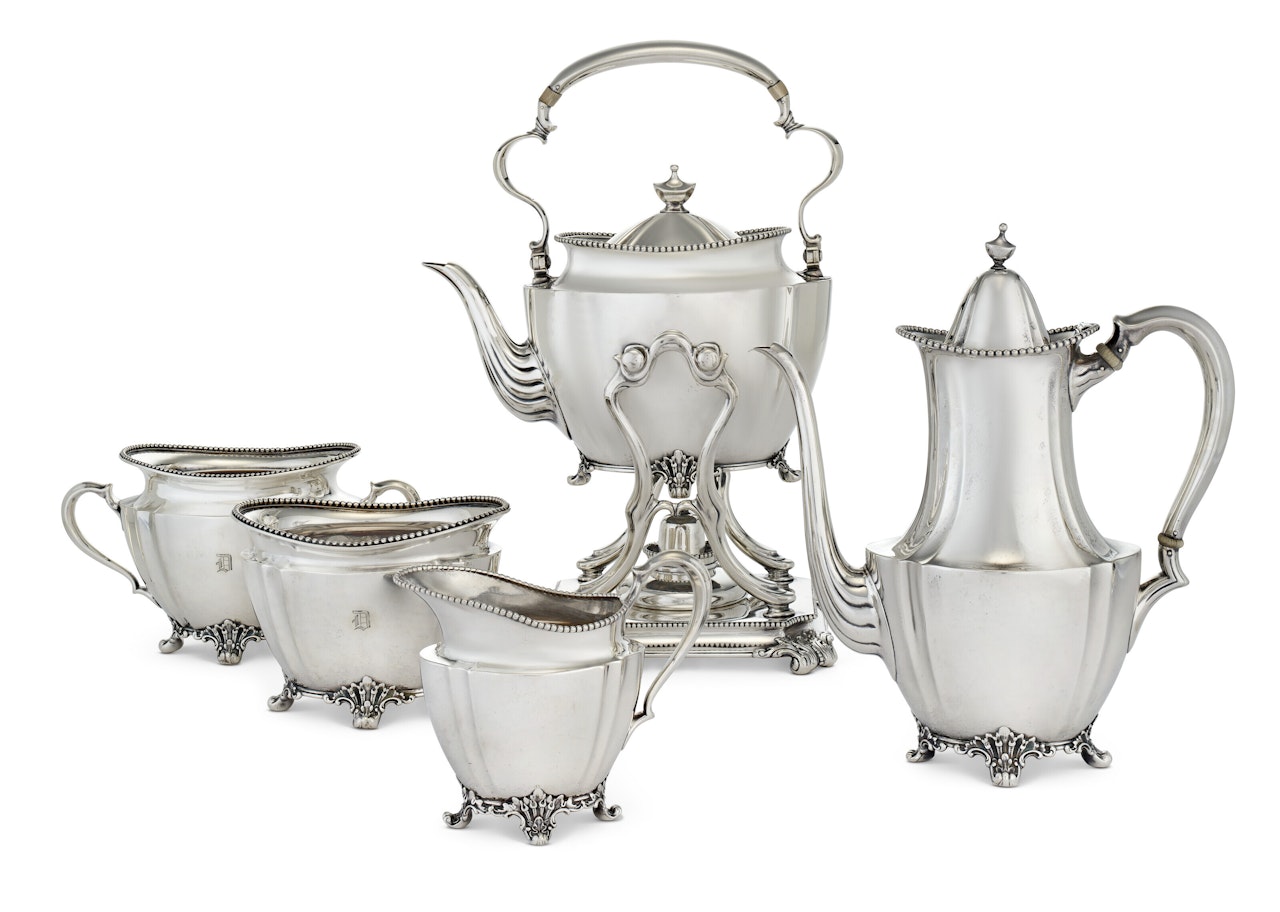AN AMERICAN FIVE-PIECE TEA AND COFFEE SERVICE by Tiffany & Co.