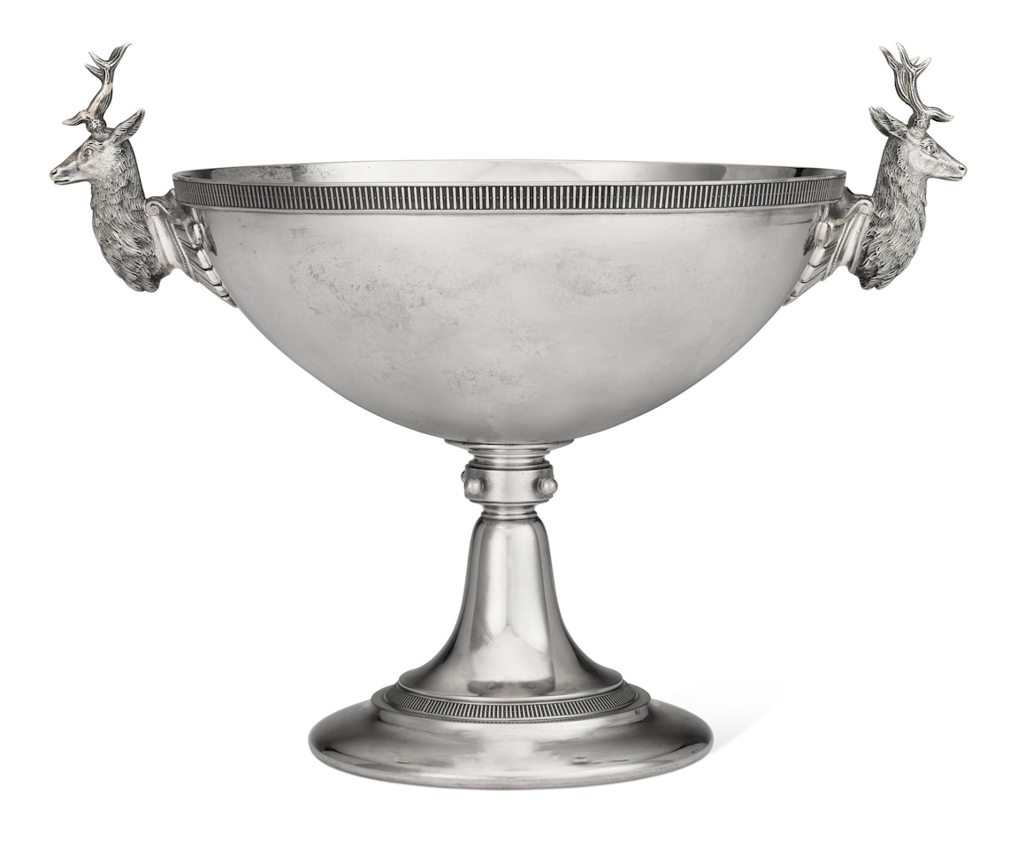 AN AMERICAN SILVER CENTERPIECE BOWL by Tiffany & Co.