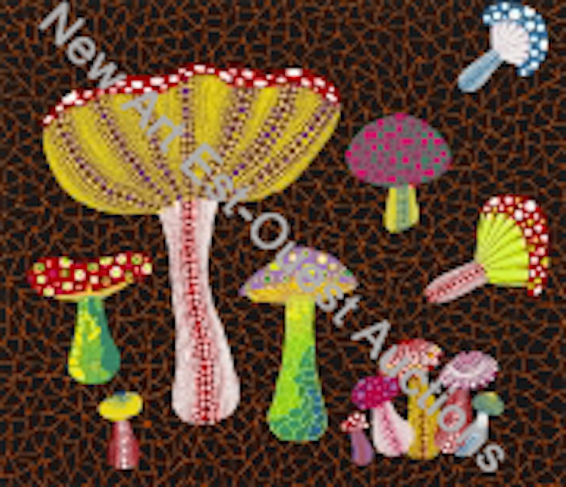 TOADSTOOLS by Yayoi Kusama