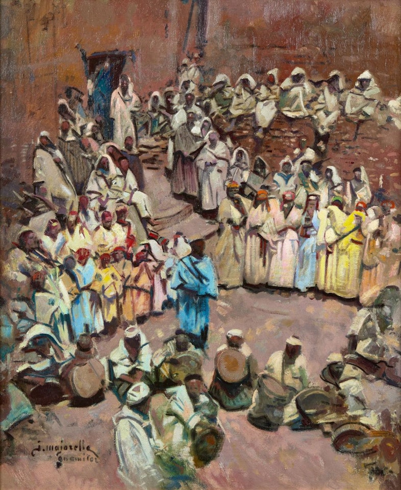 L"Aouache à Anemiter, vallée de l"Ounila (Grand Atlas) by Jacques Majorelle