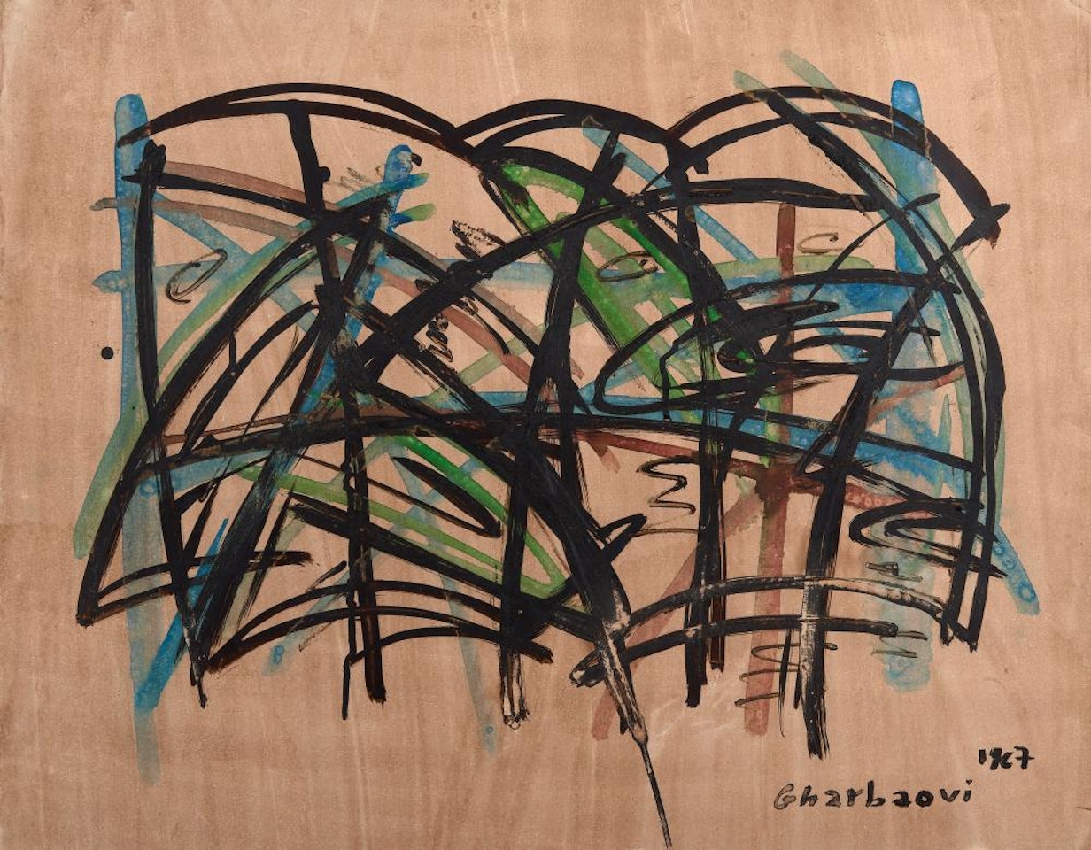Sans Titre by Jilali Gharbaoui