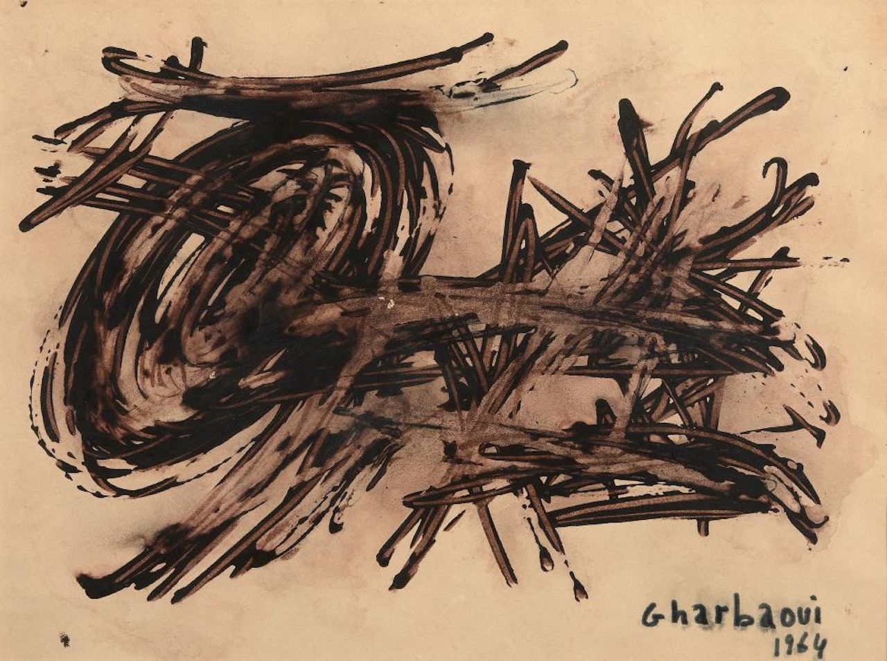 Sans Titre by Jilali Gharbaoui