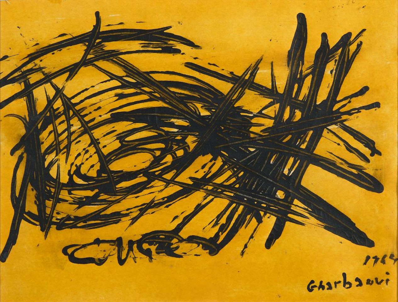 Sans Titre by Jilali Gharbaoui