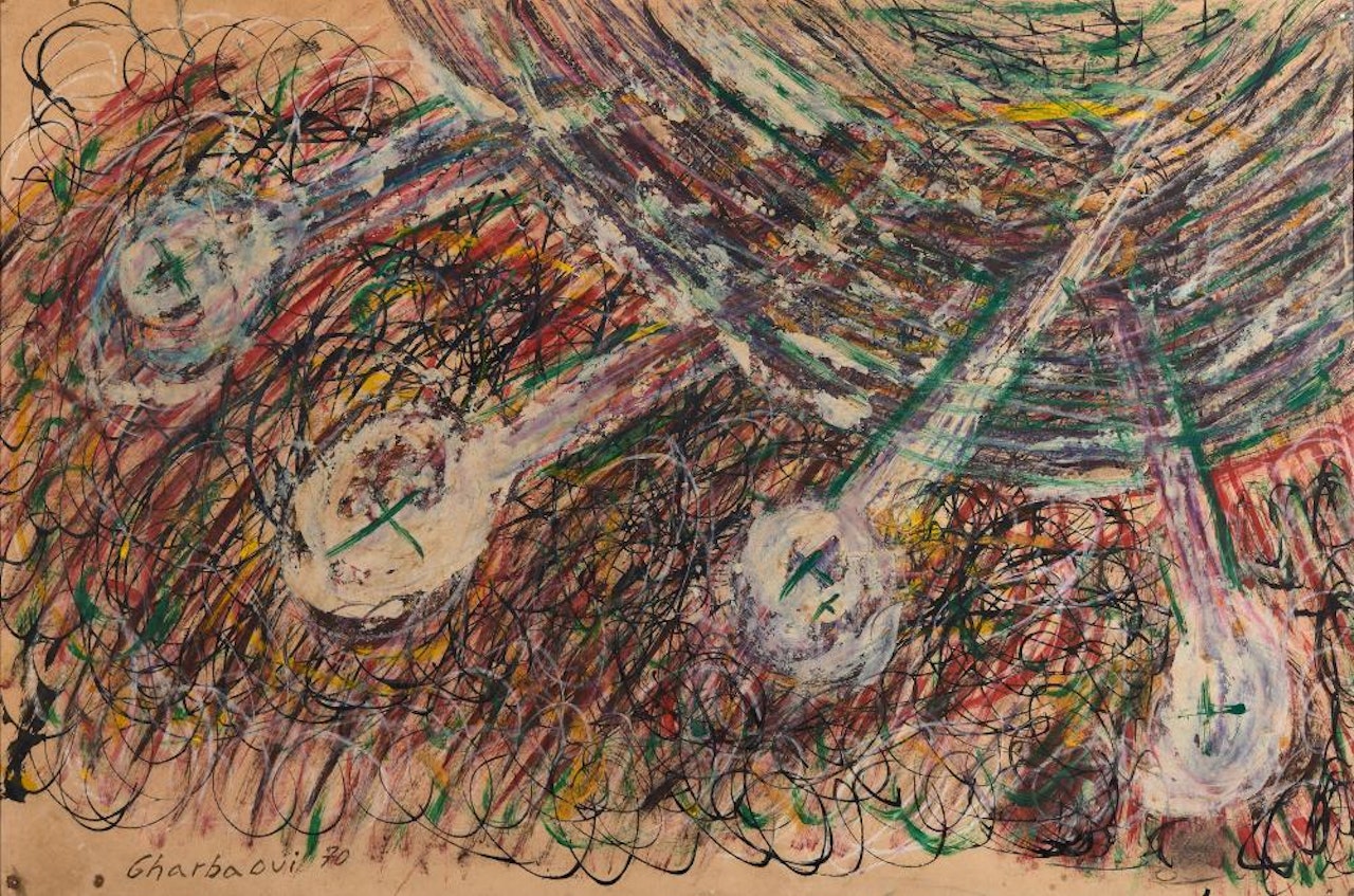 Sans Titre by Jilali Gharbaoui